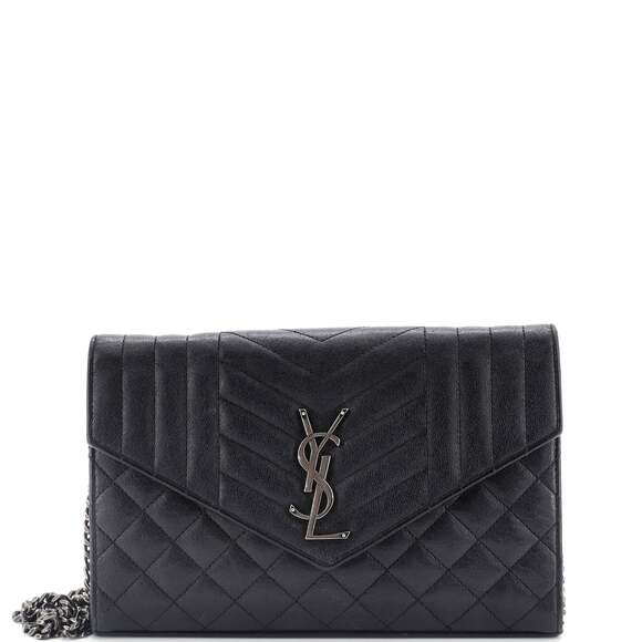 Saint Laurent Classic Chain Wallet #176736S14B - Picture 1 of 7